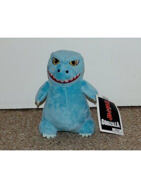 2018 NECA Kid Robot 7.5" Blue Phunny Godzilla Plush Doll New with Tags Lootcrate